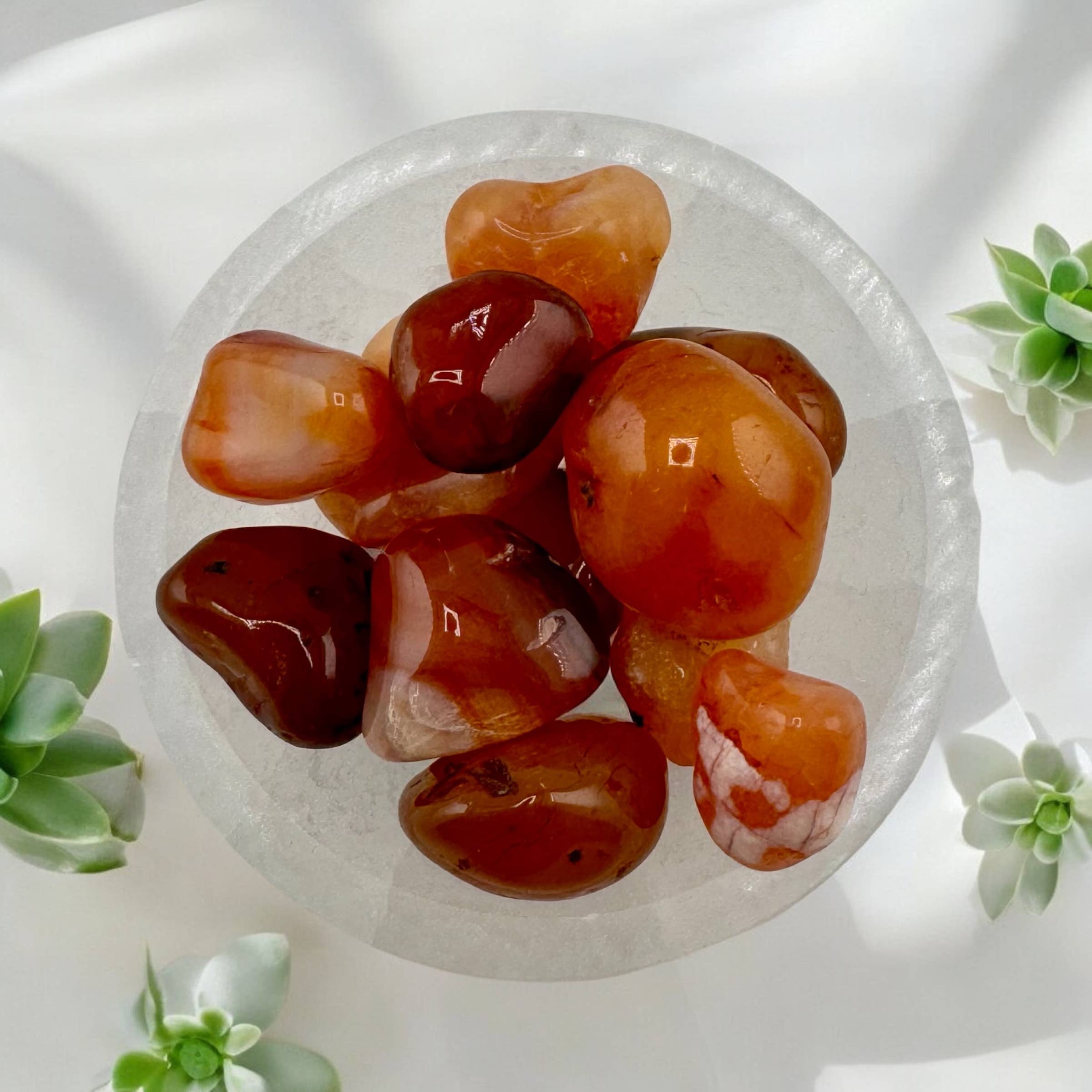 Liv Rocks - Wholesale Spiritual Stone/Crystal - Tumbled Carnelian - Wholesale Crystals