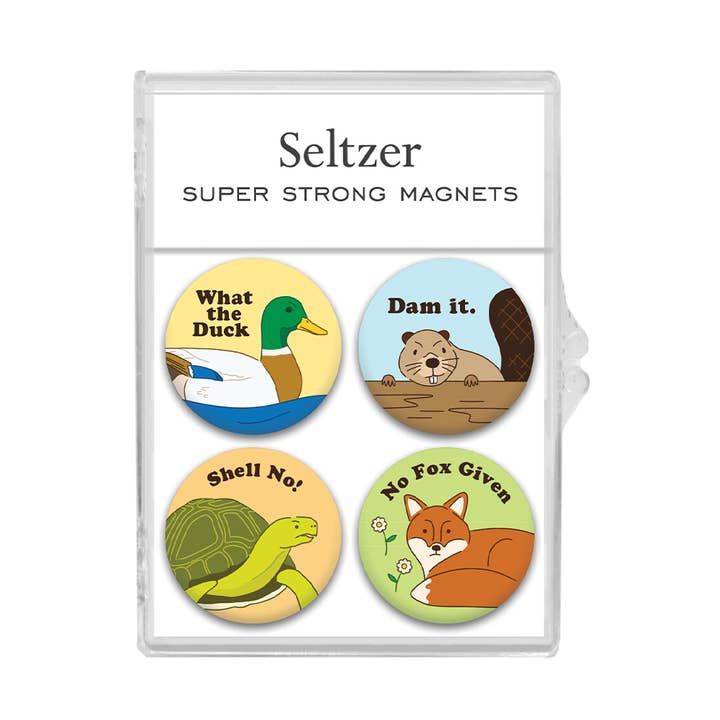 Animal Expletives Magnet Set for wholesale by Seltzer Goods