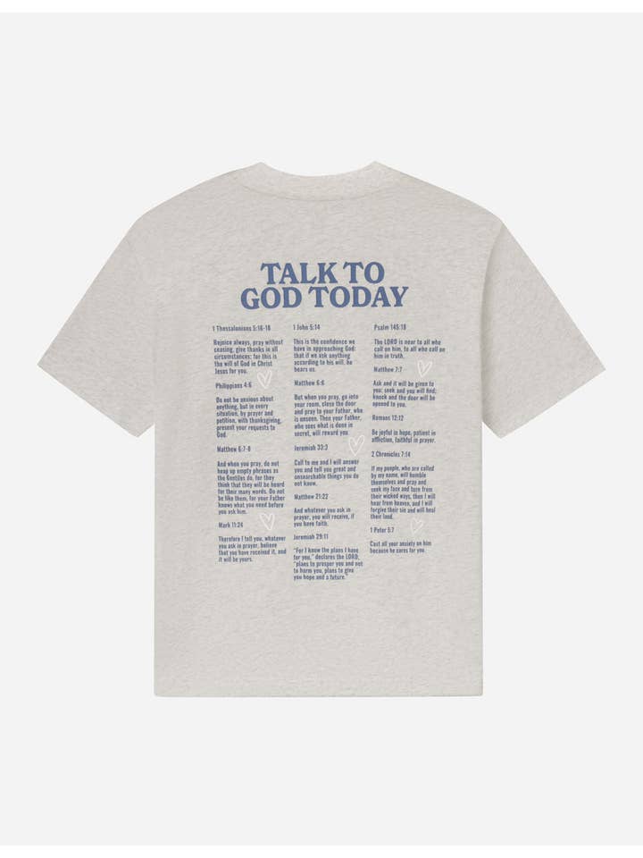 Elevated Faith - Wholesale Screen Printed T-Shirt - Women's - Talk to God Unisex Tee7