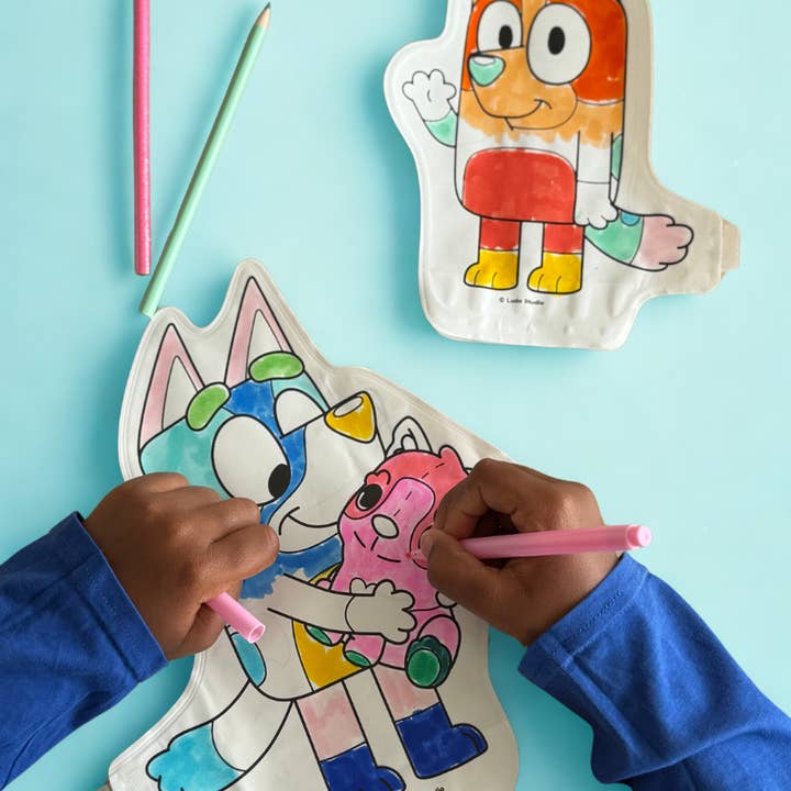 ARA-CREATIVE - Wholesale Coloring Map - Kids & Baby - 2 Color-Inflatables – Bluey & Bingo1