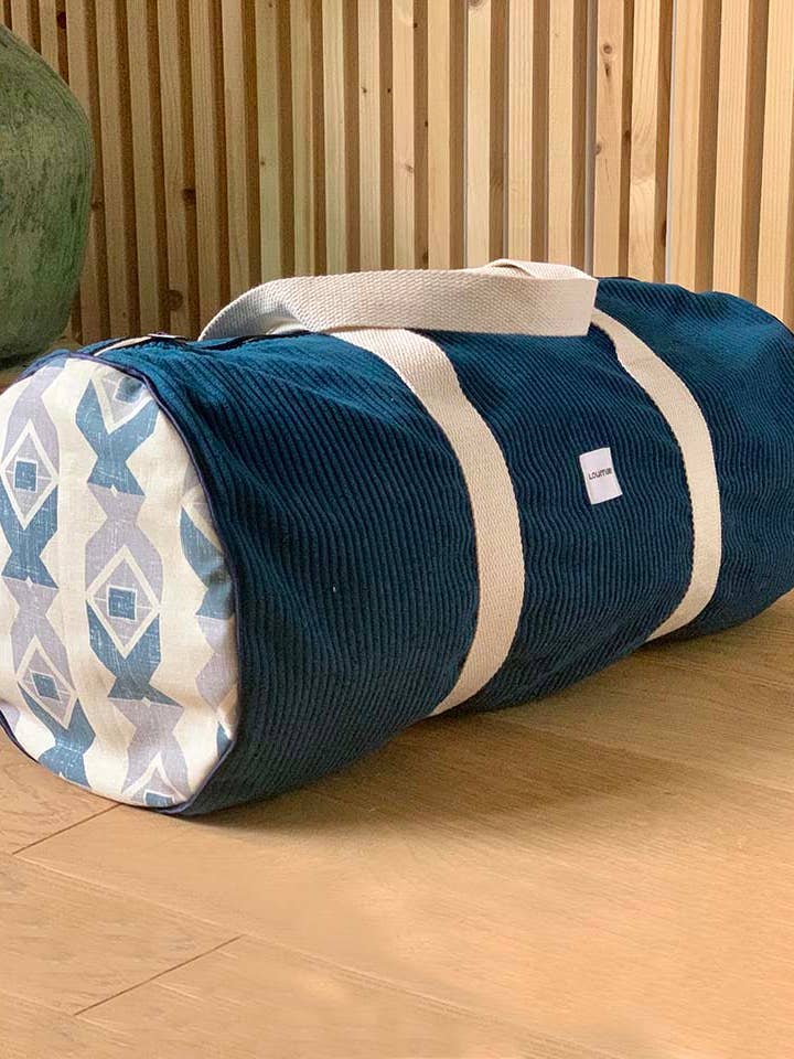 Wochenendtasche nº4 aus Kord für den Großhandel von Atelier Loumae