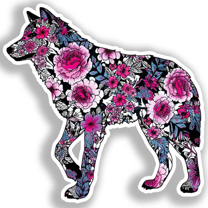 Autocolante de Lobo # A018363 por atacado de Yoonek Graphics