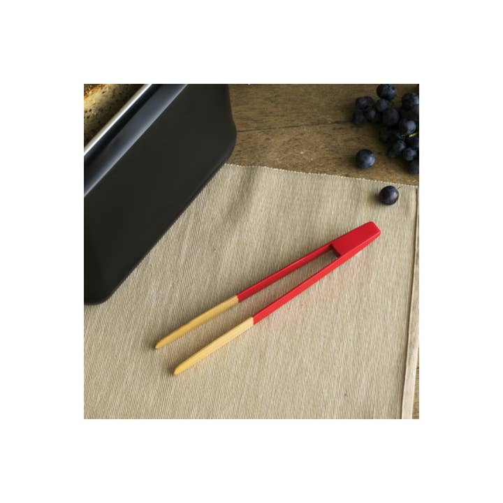 Bamboo Toast Tongs for wholesale by Pebbly International
