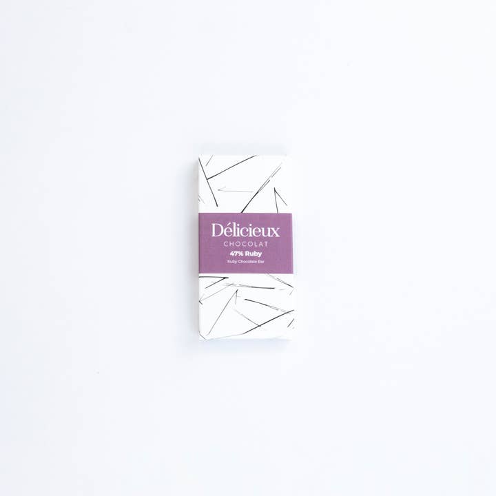 Délicieux Chocolat - Wholesale Chocolate Bar - 47% Ruby Mini Chocolate Bar2
