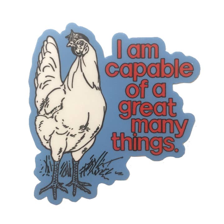 The Positive Chicken Sticker for wholesale by badknees