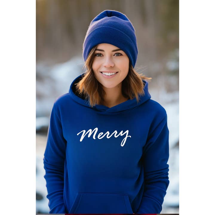 SUDADERA CON CAPUCHA ESTAMPADA DE NAVIDAD para venta al por mayor de Illustrated Society