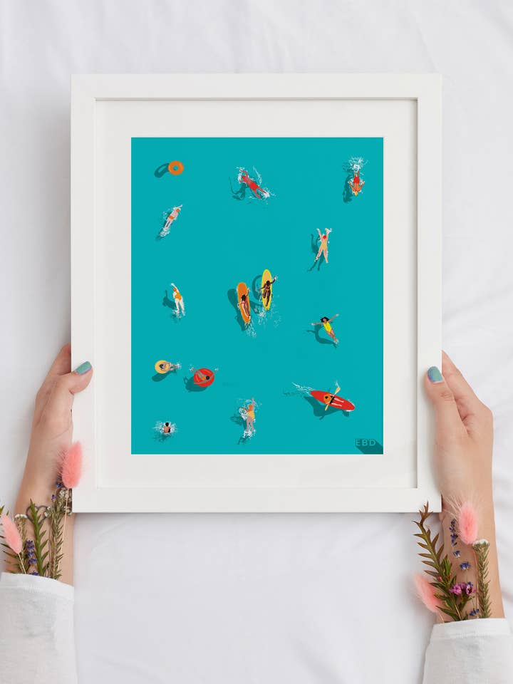 "Heatwave" Art Print for wholesale by Ella Bryden Design