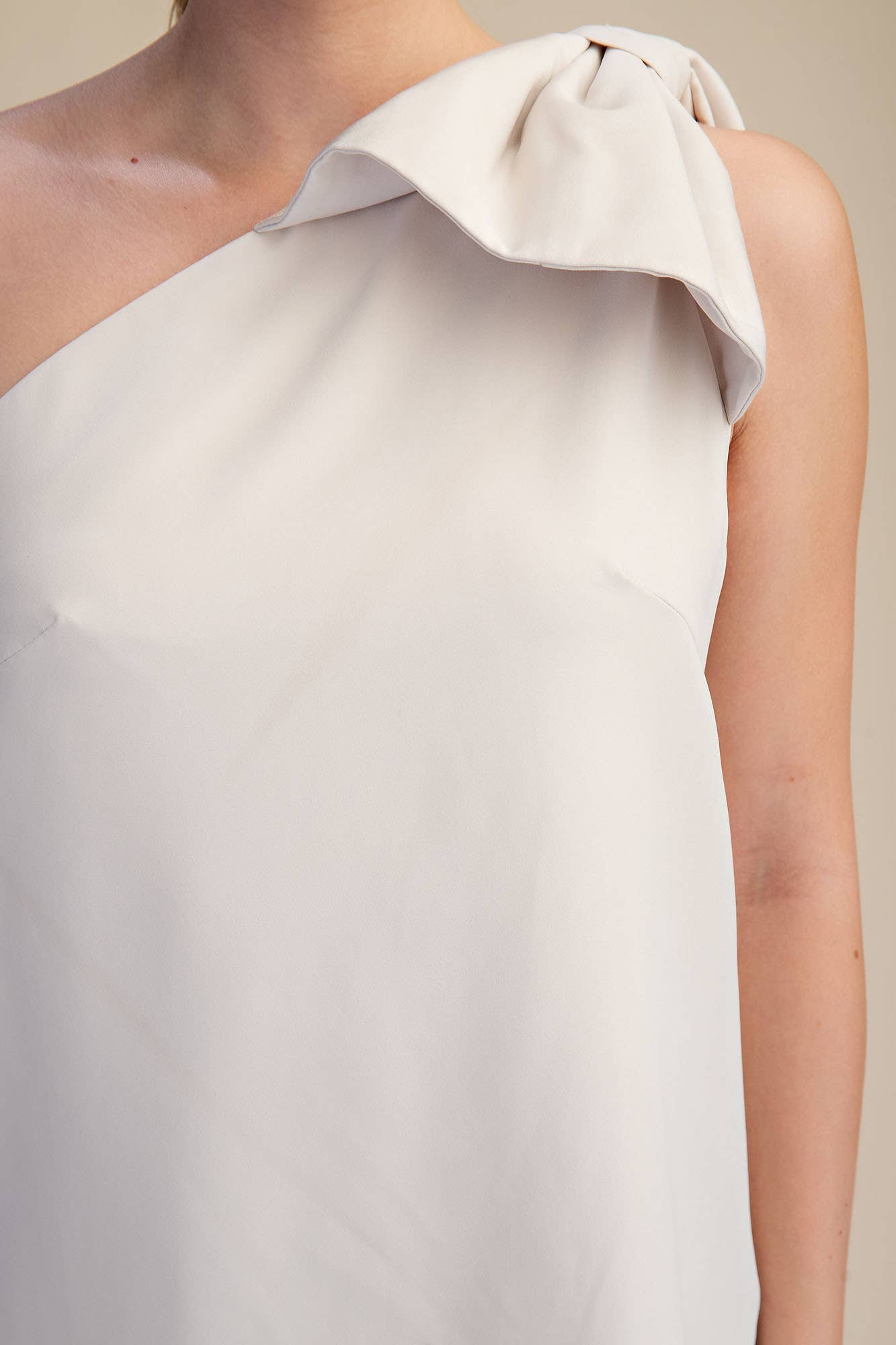 Glam - Wholesale Dress - Women's - Bow One Shoulder Mini Dress5