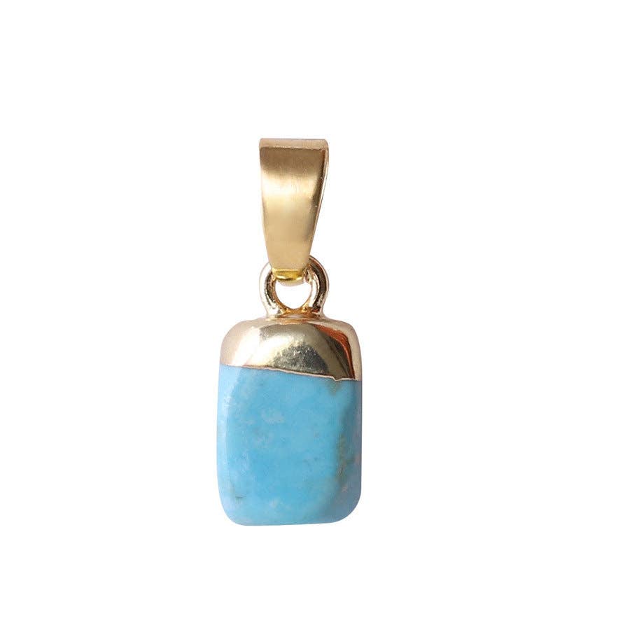 Perimade & Co. LLC - Wholesale Pendant/Charm Necklace - Natural Crystal Raw Stone Healing Necklace in Solid Copper14
