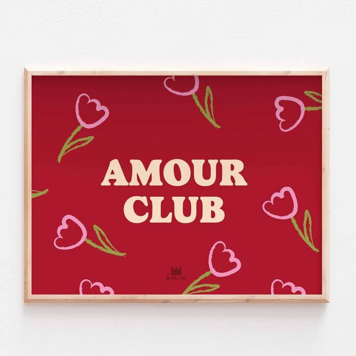 Ma Petite Vie - Vente Poster - Affiche - Amour Club (30 x 40 cm)