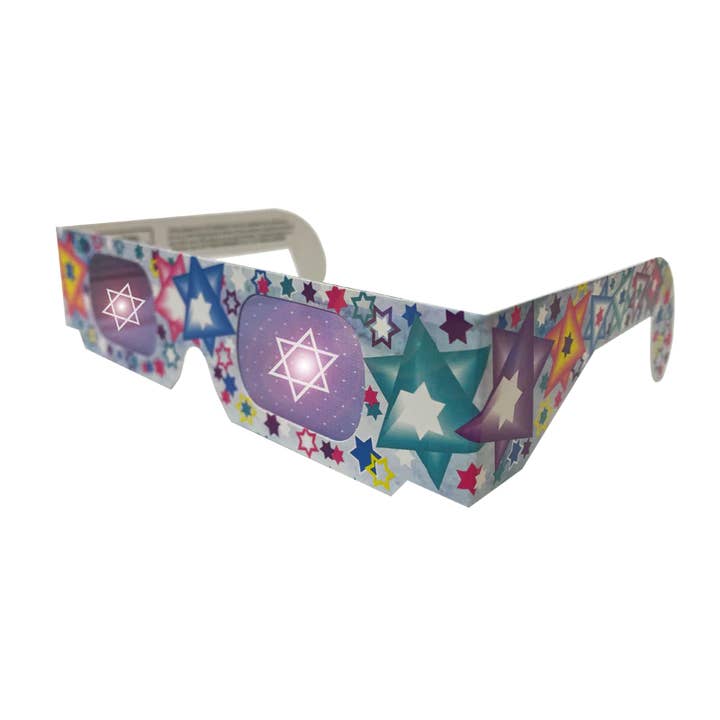 American Paper Optics, LLC - Wholesale Party Favor - Star of David 3D EyeWitness Glasses - 25 Pack