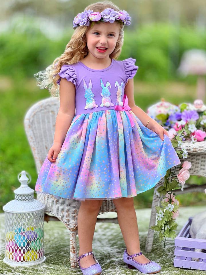 Abito tutu multicolore Make It Rain-Bows per la vendita all'ingrosso da parte di Mia Belle Girls • Wholesale