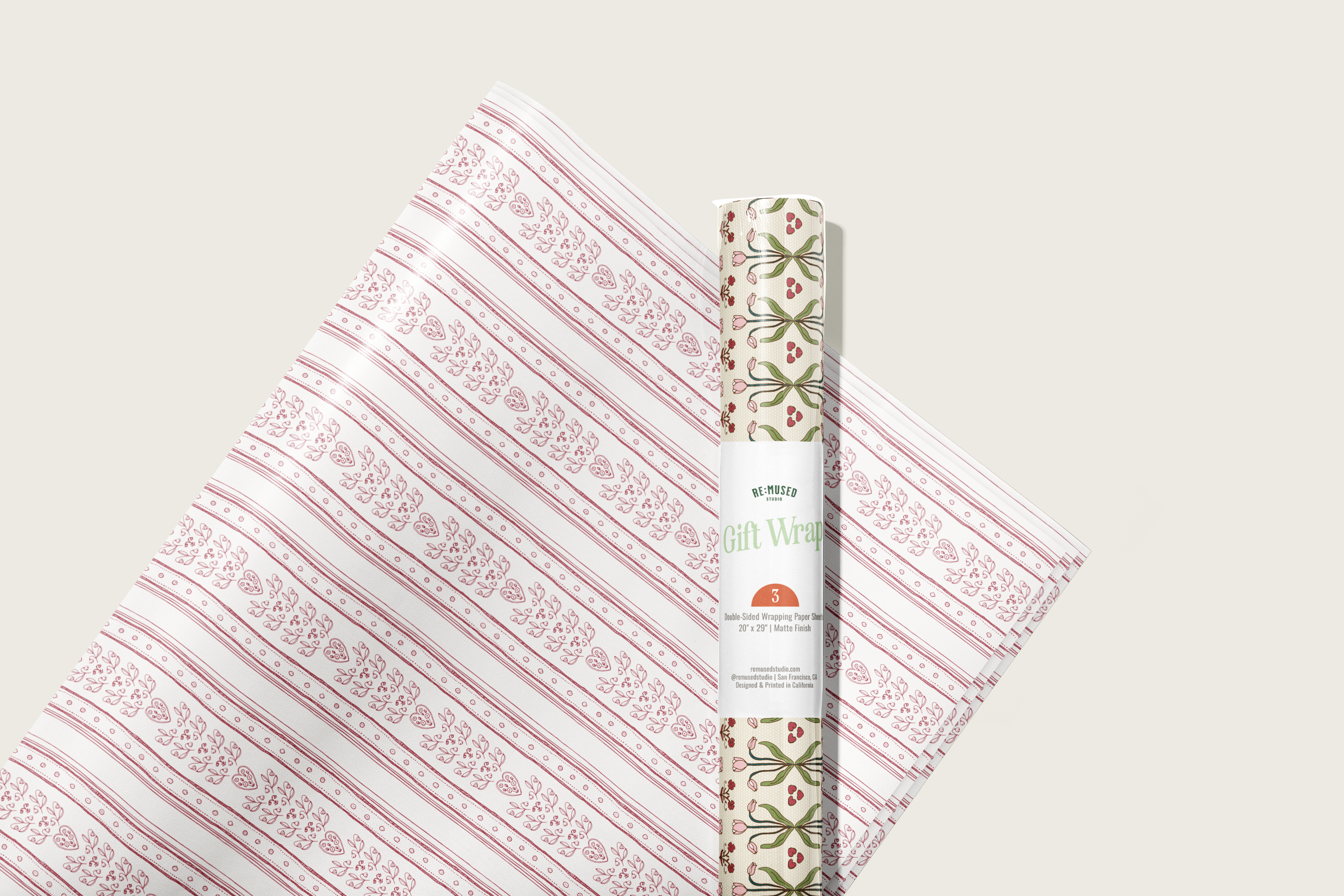 re:mused studio – Engroshandel Gavepapir – Brasserie gavepapirark – dobbeltsidet3