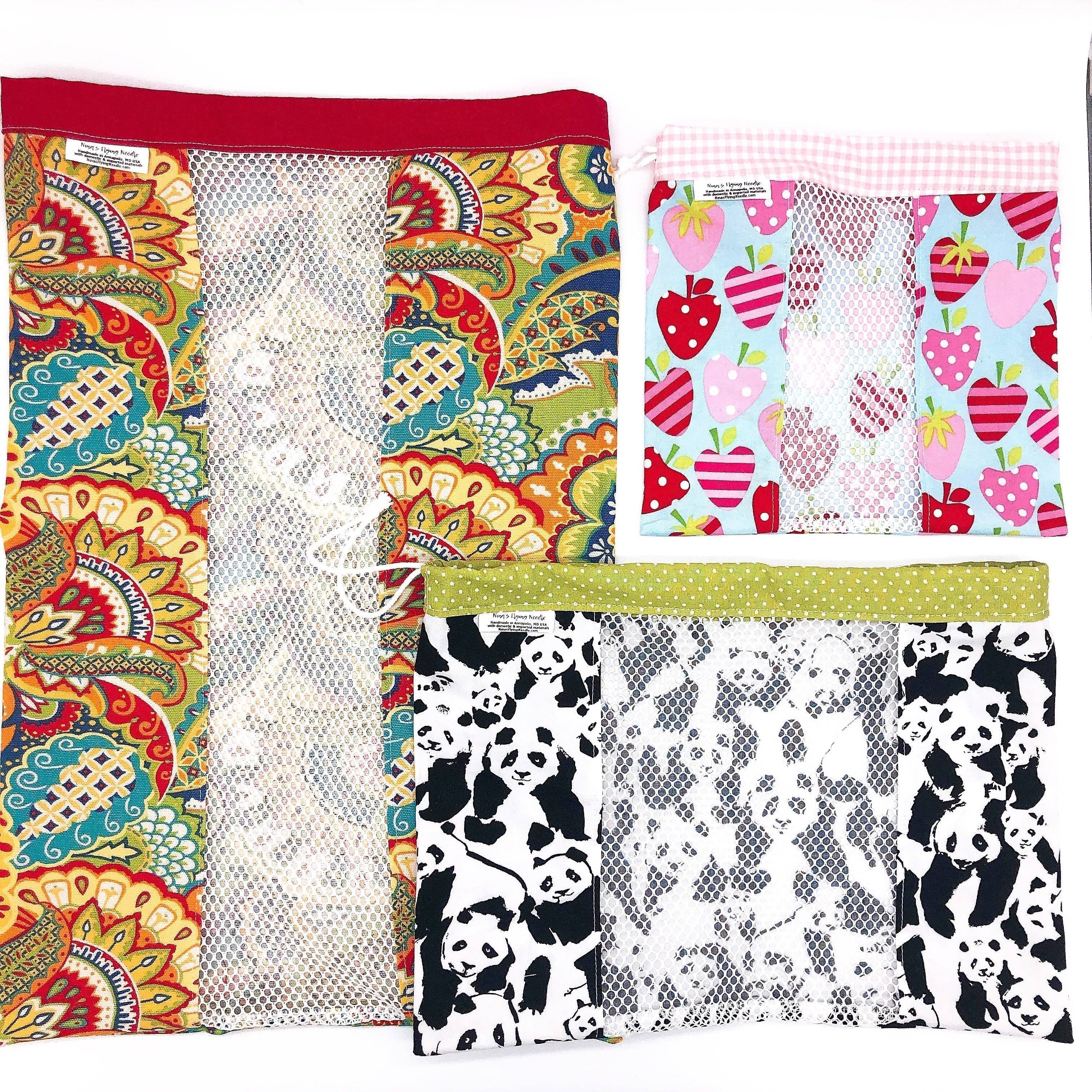 Nina's Flying Needle - Wholesale Grocery/Shopping Bag - Medium Produce Bag Paisley Colorful7