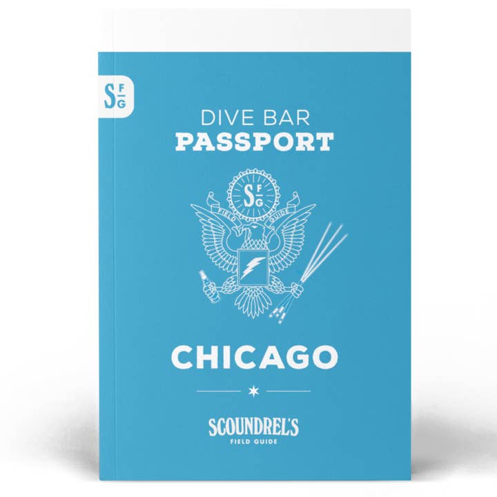 Pasaporte de Bares de Buceo de Chicago para venta al por mayor de Scoundrel's Field Guide