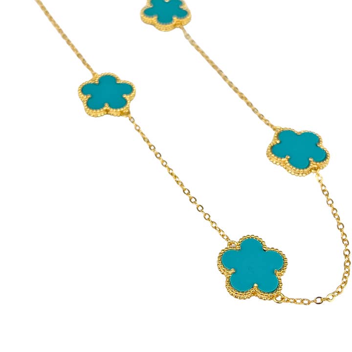 Sahira Jewelry Design - Wholesale Pendant/Charm Necklace - Adeline Clover Necklace