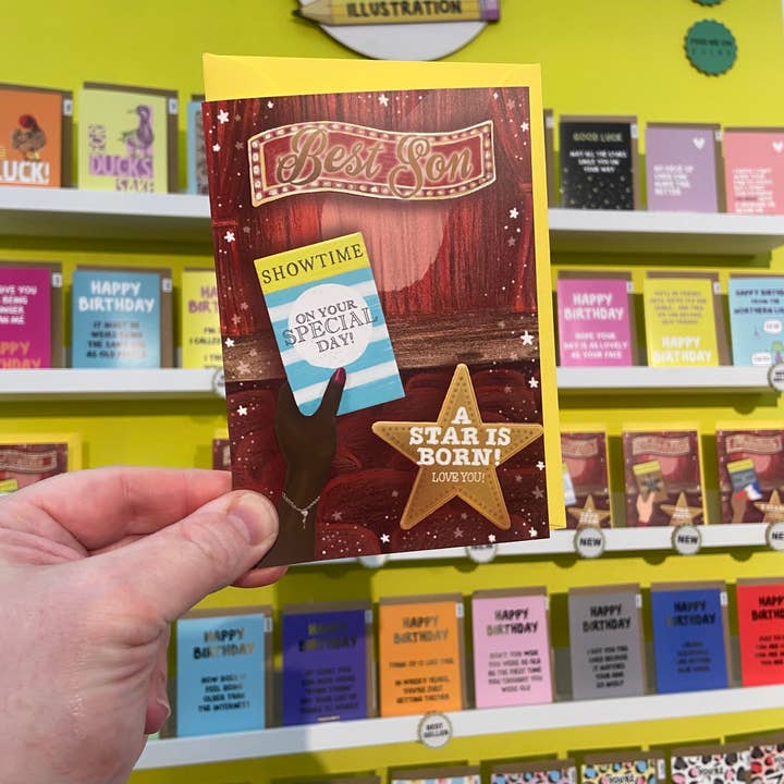 MarcoLooks – wholesale Birthday card – Birthday Best Son (Showtime Collection, the Theatre) - A61