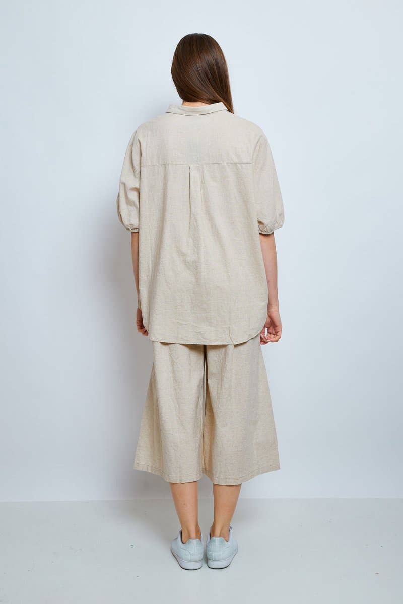 BELLA BLUE - Vente Chemise à col boutonné – femme - Top - D579-H032