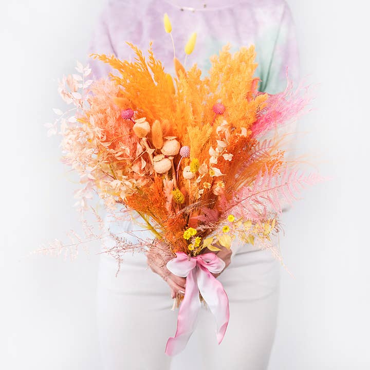 Zodiac Bouquet - Leo - Dried Flower Bouquet for wholesale by Seed Floral