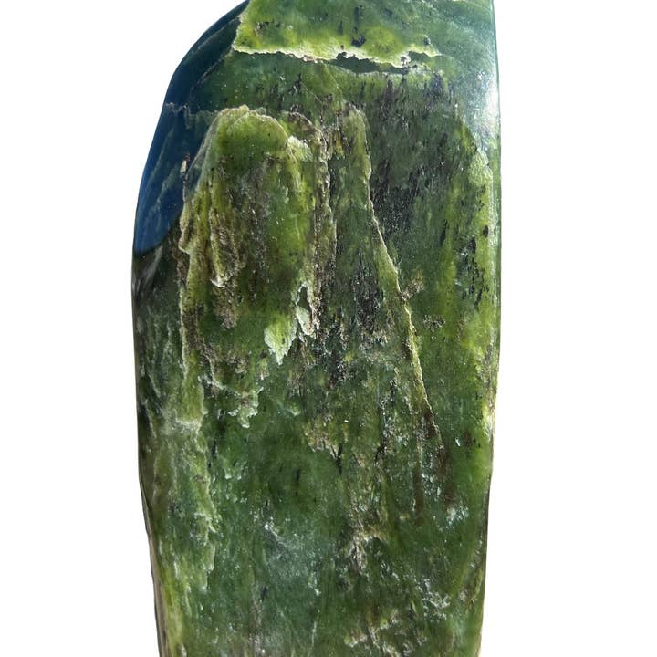 New Moon Beginnings - Wholesale Spiritual Stone/Crystal - Nephrite Jade Standing Freeform - Polished Jade Tower - Standing Jade Sculpture - Genuine Nephrite Jade - Green Crystal Freeform Sculpture 5
