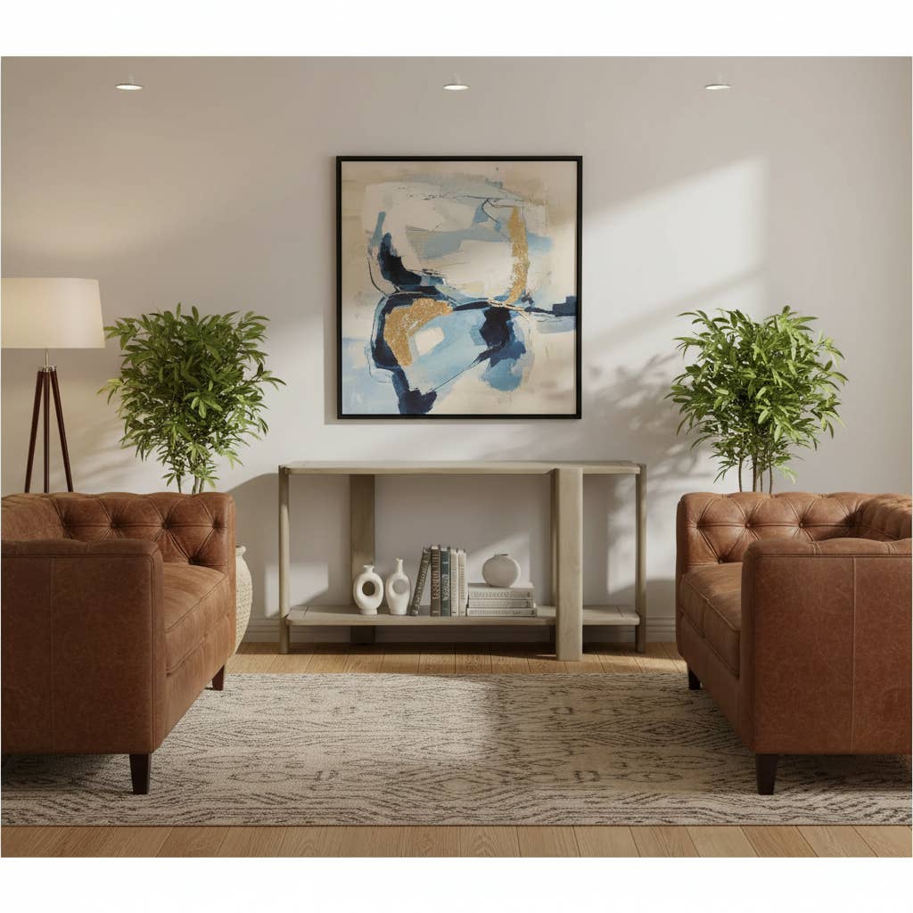 Mango Furniture Inc. - Wholesale Console Table - Ariah solid wood Console Table with shelf10