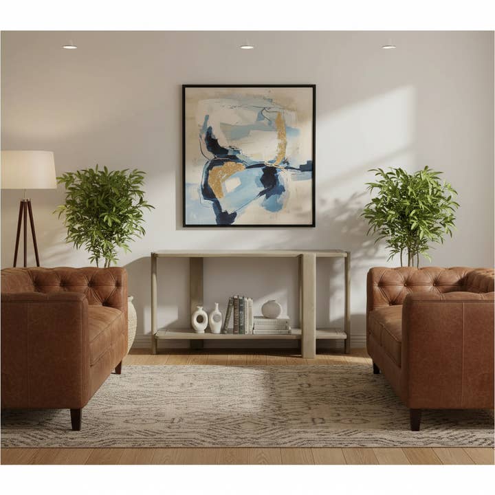 Mango Furniture Inc. - Vente Console - Console en bois massif Ariah avec étagère10