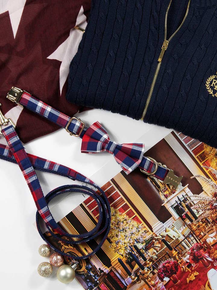 Very Preppy Dog Collar for wholesale by Urbana Pet Boutique