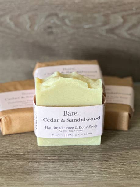 Cedar & Sandalwood for wholesale by Bare.