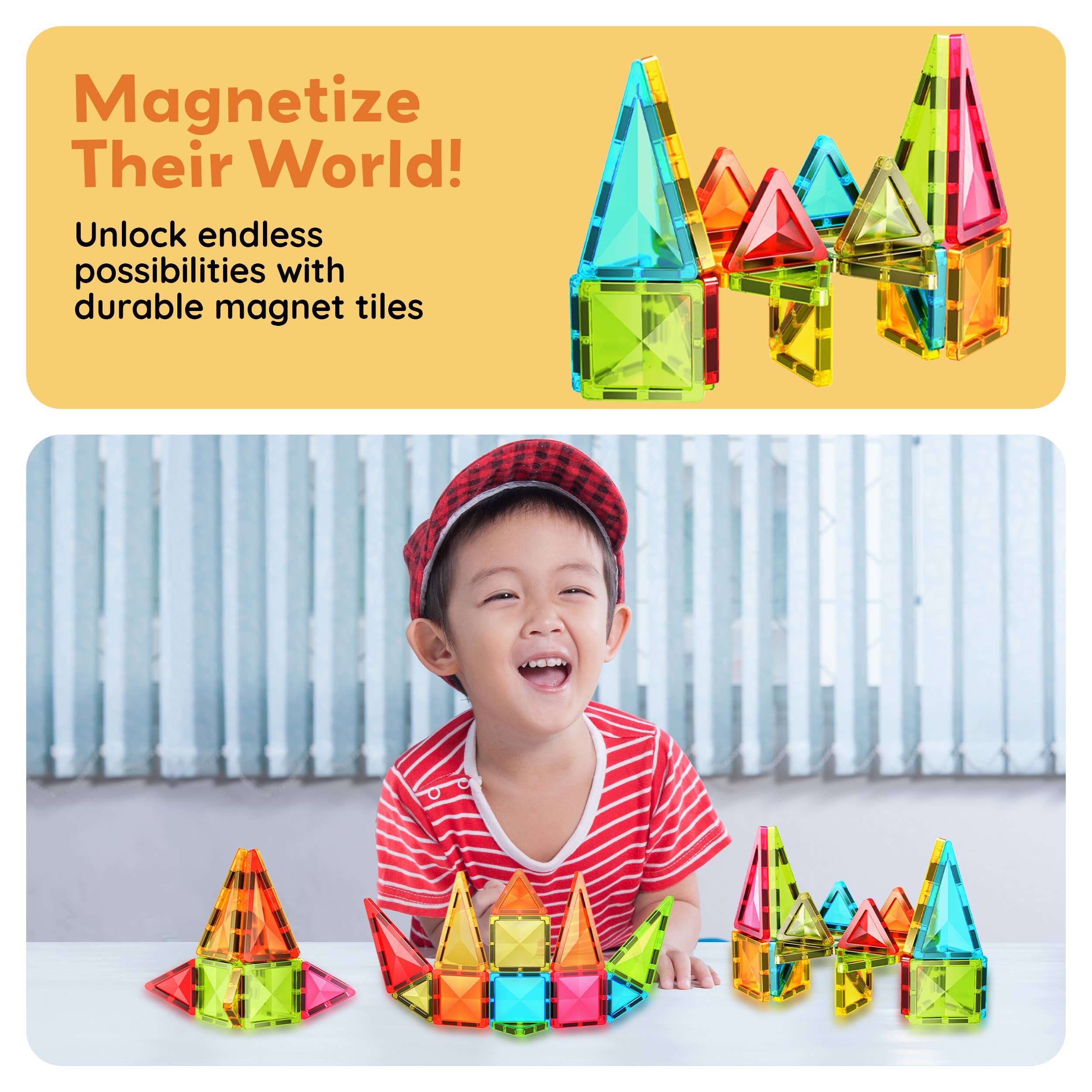 PicassoTiles - Wholesale Building Set - Kids - PicassoTiles 24pc Travel Size Magnetic Tile Building Set6