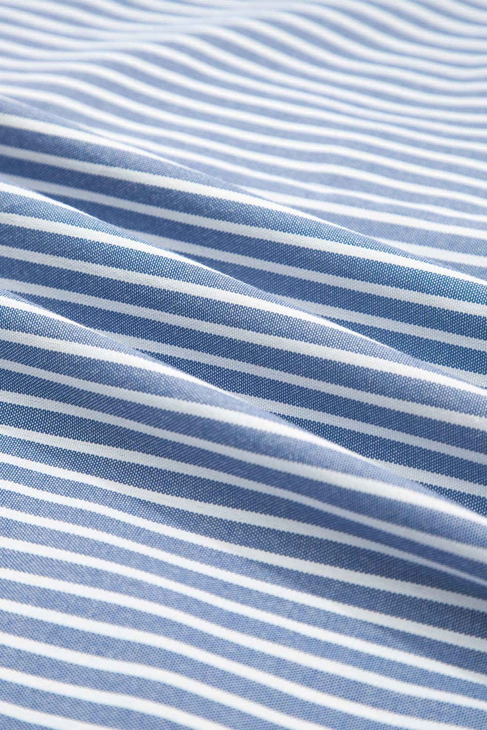 Blue Spring 2026  Stripe Crisscross Lace Patch Shift Dress (S-4X) for wholesale on Faire10