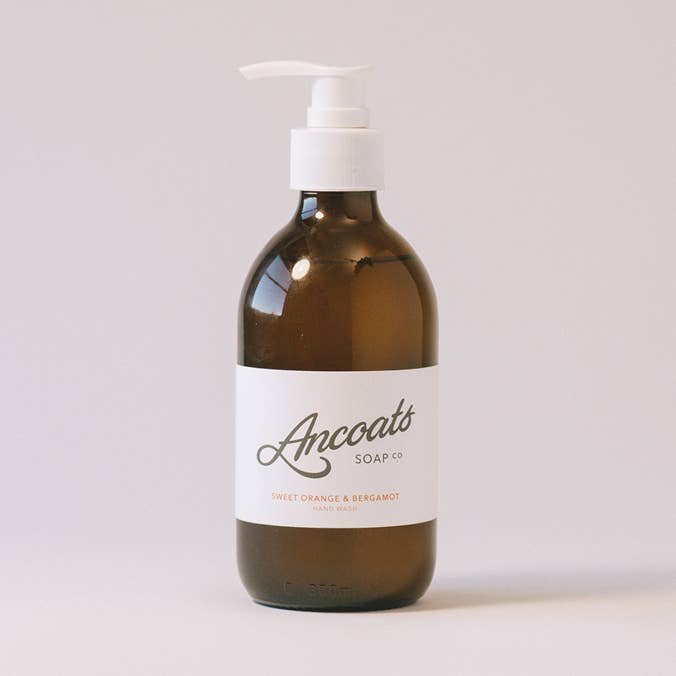 Sweet Orange & Bay Bergamot Hand Wash for wholesale by Ancoats Soap Co.