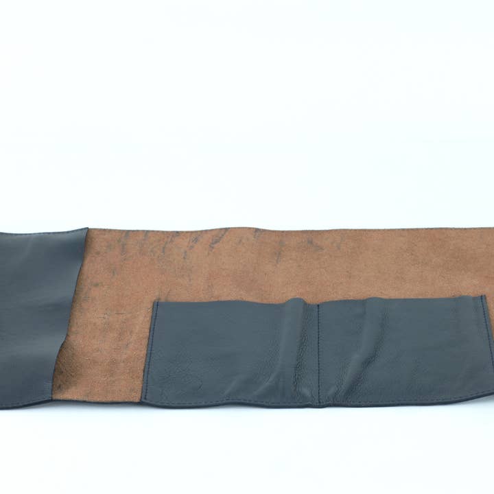 Leather Impressions Inc - Wholesale Cord Holder - Leather Roll up Cord Keeper Wrap Around Tech Case10