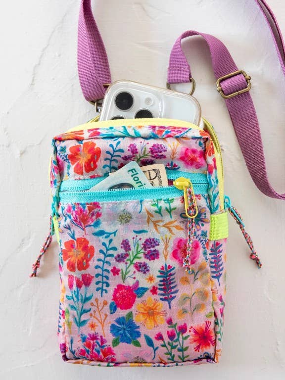 8 in 1 Pocket Crossbody Rainbow Garden for wholesale by Care & Share Giftware