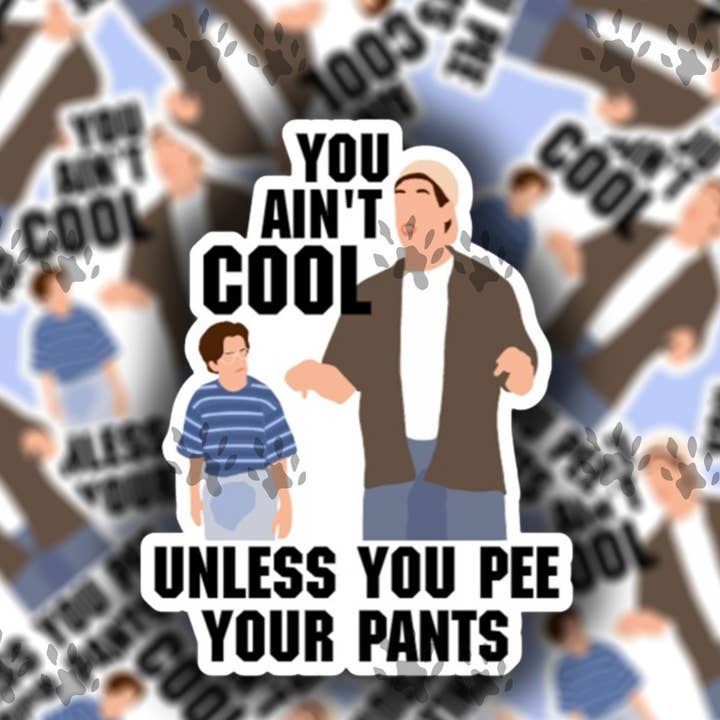 Billy Madison Funny Sticker, Adam Sandler, 90s Movies Quotes for wholesale by The Red Otter