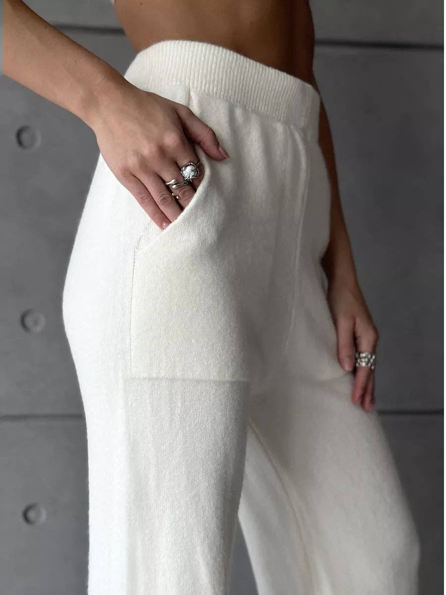 Marayn - Wholesale Top & Pant Set (NOT Loungewear) - Women's - Chic Knit Set Modern European Style for Fall14