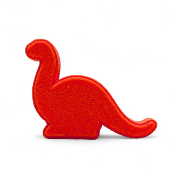 Calla Lily Cosmetics - Wholesale Bath Bomb/Fizz - Dino Brontosaurus Bath Bomb - Red/Orange1