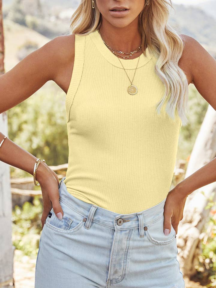 FULL TIME PURCHASE - Wholesale Knit Top - Women's - Sleeveless Top