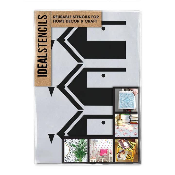 Beach Hut Stencil por atacado de Ideal Stencils