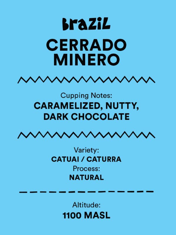 CERRADO MINERO, Brazil for wholesale by Earlybird coffee Roasters