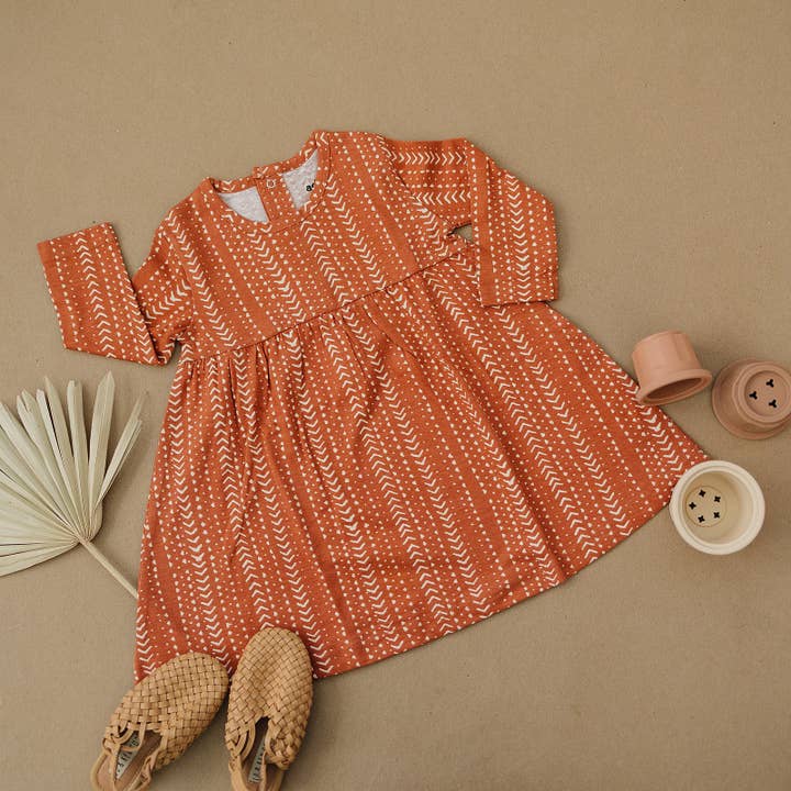Ade + Ayo - Wholesale Dress - Kids - Wosoko Long Sleeve Dress1