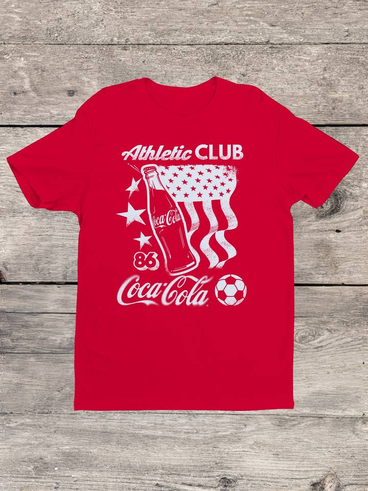 Officially Licensed Coca Cola Athletic Club Retro Men's for wholesale by Swift Retail
