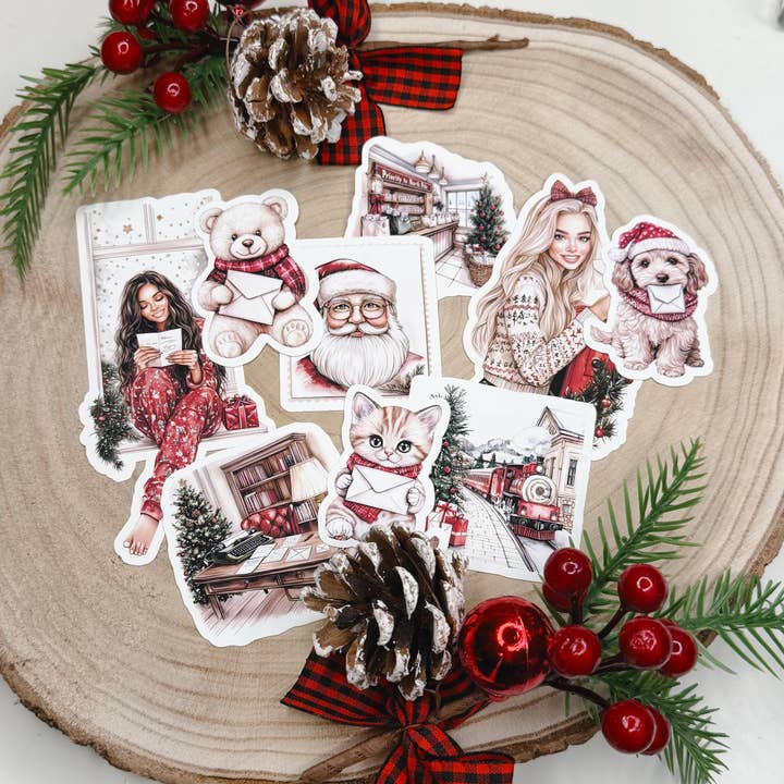 XMAS VIBES, vinyl die cuts for wholesale by AubrielBoutique
