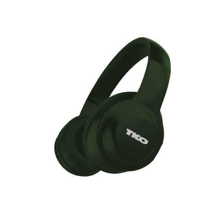 Lifeware Group LLC - Vendita all'ingrosso Cuffie - Cuffie Bluetooth TKO design pieghevole compatto - Verde3
