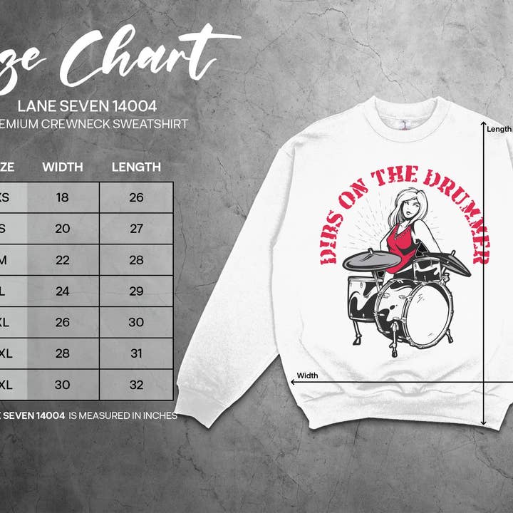 FreakyTeeFactory – Großhandel T-Shirt mit Siebdruck – Damen – Schlagzeuger-T-Shirt, Damen-Rockband-T-Shirt, Hemd für weibliche Schlagzeuger, lässiges Schlagzeug-Grafiktop, Geschenk für Musikliebhaber16