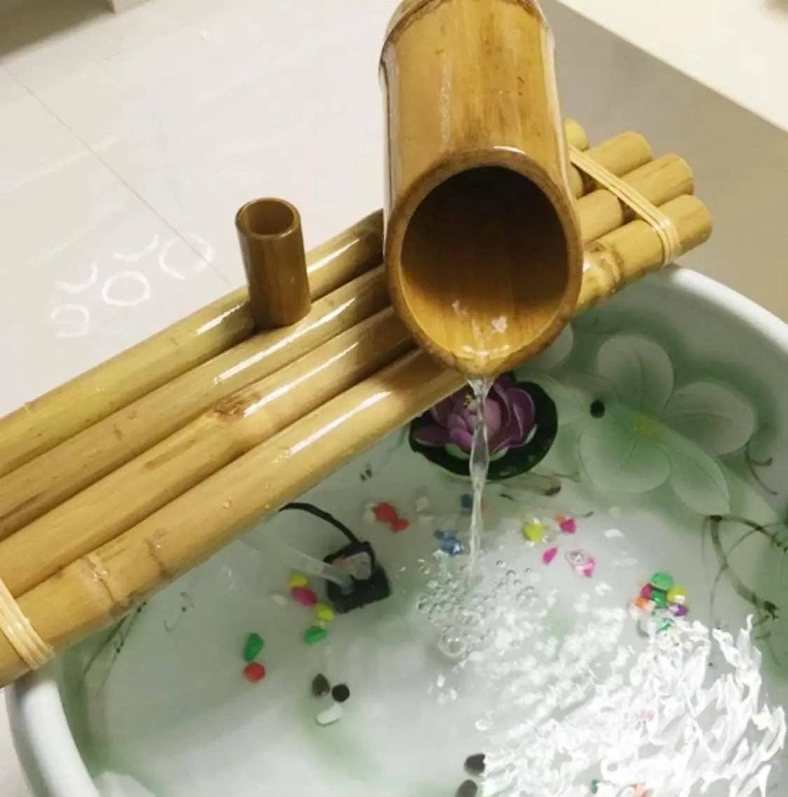 everythingbamboo - Wholesale Outdoor ornament/decor - Bamboo Water Fountain Water Feature Flowing Indoor Outdoor Garden Decoration12