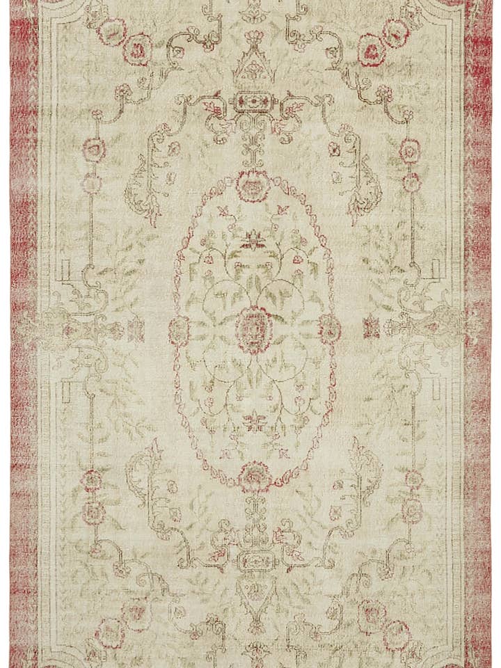 7x11 Beige Turkse Handgemaakte Vloerkleed - 43158 voor wholesale door RUG N CARPET