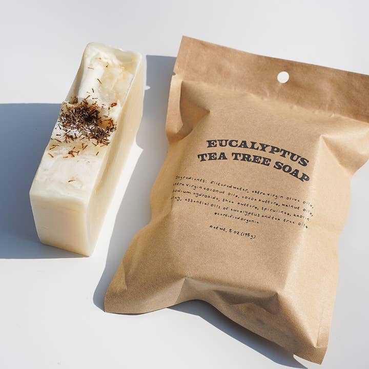 Eucalyptus Tea Tree Soap for wholesale by Cultivate Soap and Skincare