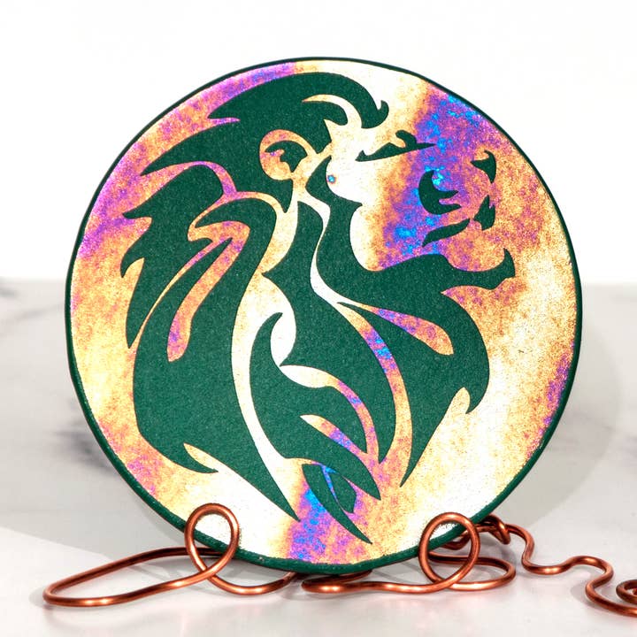 Sculpture de lion pour la vente par Dee Janssen GlassWorks