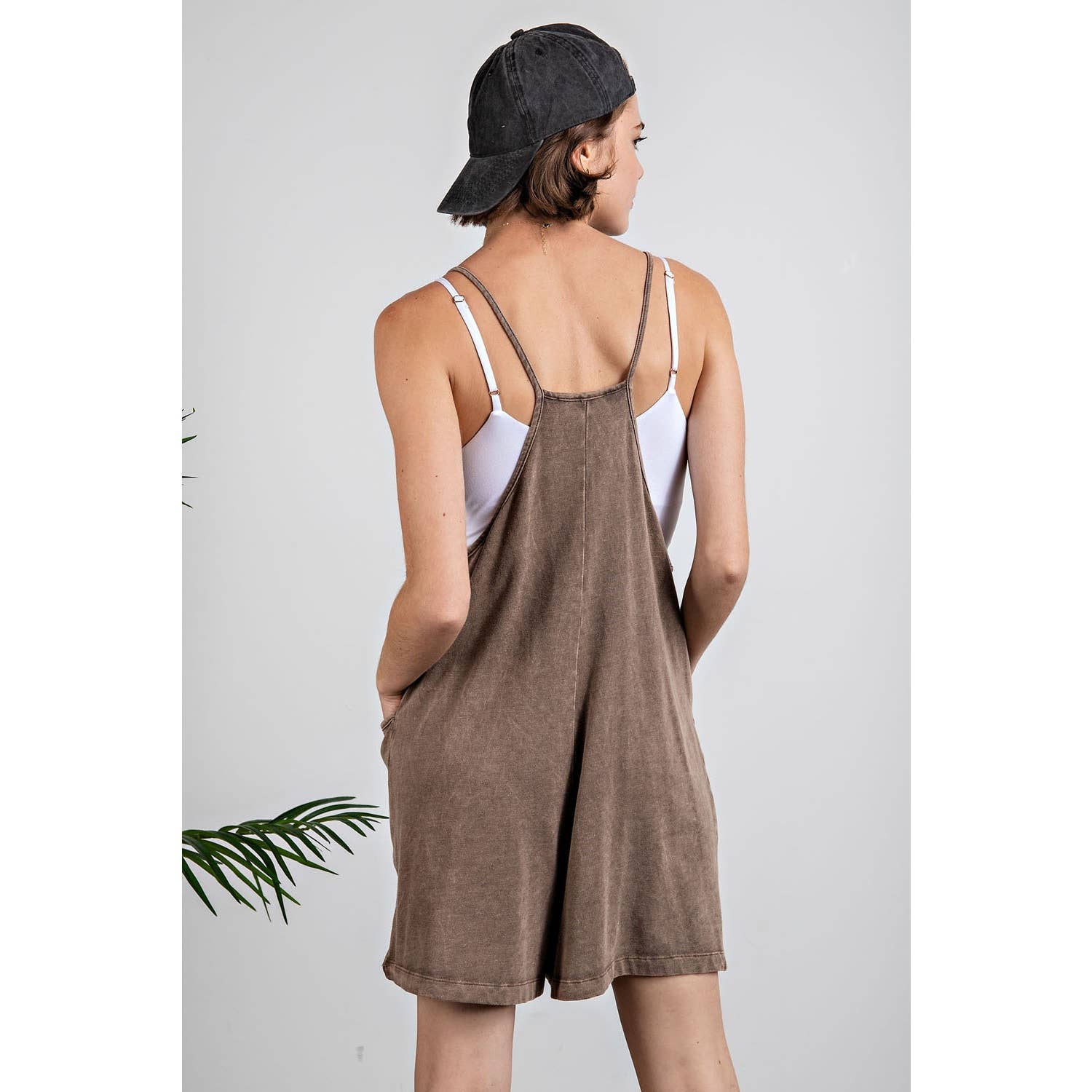 Rae Mode - Wholesale Romper - Women's - MINERAL WASHED COTTON POLY ROMPER18
