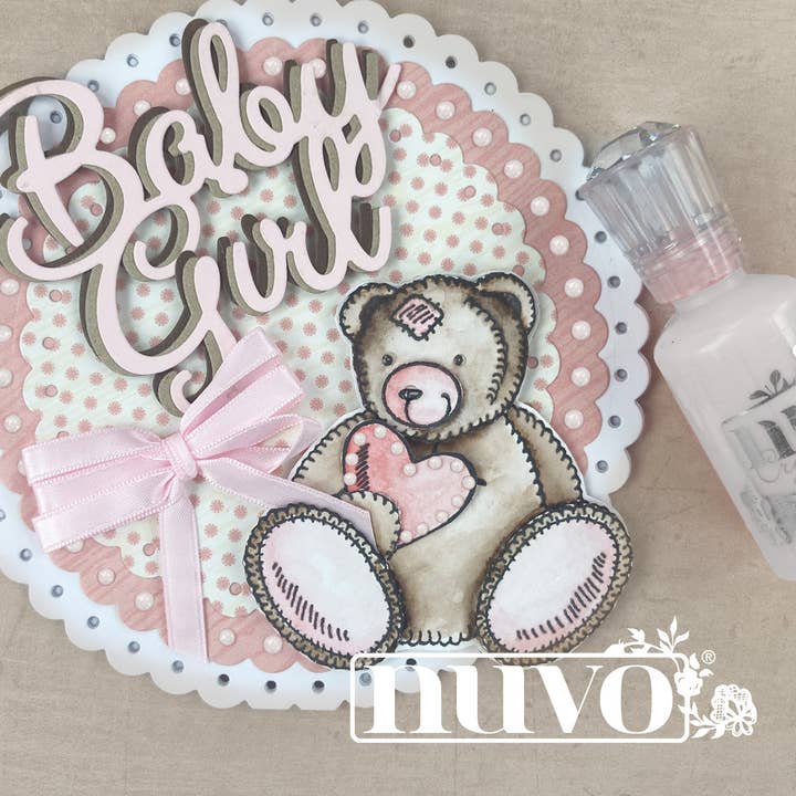 Tonic Studios - Wholesale Craft Supplies - Nuvo Crystal Drops – 6-Colour Bundle (Navy Blue, Ripened Pumpkin, Caribbean Ocean, Ivory Seashell, Duck Egg Blue, French Lilac)2